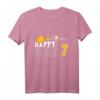 Kinder Happy Birthday T-Shirt für 7 Jahre alte Jungs mit Kran & Baustellen-Motiv – Perfekt als Geburtstagsgeschenk & Party-Outfit