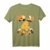 Kinder 4. Geburtstag Bagger T-Shirt – Lustiges Baustellen Geschenk für Jungen zum 4. Geburtstag & Kinderparty