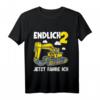 Kinder Bagger T-Shirt für 2 Jahre - Lustiges Baustellen Design zum Geburtstag für Jungen und Mädchen, perfekte Geschenkidee für kleine Bauleiter