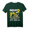 Kinder Bagger T-Shirt für 2 Jahre - Lustiges Baustellen Design zum Geburtstag für Jungen und Mädchen, perfekte Geschenkidee für kleine Bauleiter