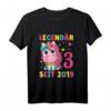 Kinder 3. Geburtstag Einhorn Mädchen T-Shirt - Perfektes Geschenk für 3-Jährige, Einhorn-Liebhaber & Geburtstagsfeier