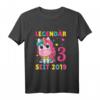Kinder 3. Geburtstag Einhorn Mädchen T-Shirt - Perfektes Geschenk für 3-Jährige, Einhorn-Liebhaber & Geburtstagsfeier