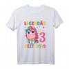 Kinder 3. Geburtstag Einhorn Mädchen T-Shirt - Perfektes Geschenk für 3-Jährige, Einhorn-Liebhaber & Geburtstagsfeier