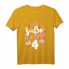 Kinder 4. Geburtstag Prinzessin T-Shirt für Mädchen – Süßes Geburtstags- und Weihnachtsgeschenk mit buntem Design