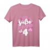 Kinder 4. Geburtstag Prinzessin T-Shirt für Mädchen – Süßes Geburtstags- und Weihnachtsgeschenk mit buntem Design