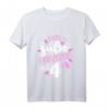 Kinder 4. Geburtstag Prinzessin T-Shirt für Mädchen – Süßes Geburtstags- und Weihnachtsgeschenk mit buntem Design