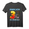 Kinder Geburtstagsshirt für 3 Jahre Junge mit Feuerwehr-Design – Lustiges T-Shirt für Feuerwehrfans & Geburtstagsgeschenk
