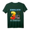 Kinder Geburtstagsshirt für 3 Jahre Junge mit Feuerwehr-Design – Lustiges T-Shirt für Feuerwehrfans & Geburtstagsgeschenk
