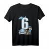 Kinder 6. Geburtstag Polizei T-Shirt - Süßes Geburtstagsgeschenk für Jungen und Mädchen, Polizei, Hund & Auto Motive