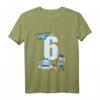Kinder 6. Geburtstag Polizei T-Shirt - Süßes Geburtstagsgeschenk für Jungen und Mädchen, Polizei, Hund & Auto Motive
