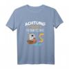 Kinder Geburtstags T-Shirt 5 Jahre alt Piraten - Lustiges Geschenk für Jungen & Mädchen zum Geburtstag, perfekt für Party & Kindergarten