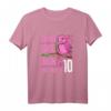 Ich bin wild, frech und endlich 10 - Lustiges Geburtstags T-Shirt für Mädchen zum 10. Geburtstag mit rosa Vogel
