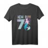 Süßes Meerjungfrau T-Shirt für 7-Jährige Mädchen – Perfektes Geburtstagsgeschenk & Party-Outfit für kleine Nixen