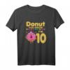Süßer Donut 10 Jahre Alt Mädchen Geburtstag T-Shirt - Lustiges Party Outfit & Geschenkidee für Mädchen zum Geburtstag