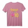 Süßer Donut 10 Jahre Alt Mädchen Geburtstag T-Shirt - Lustiges Party Outfit & Geschenkidee für Mädchen zum Geburtstag