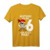 Kinder Achtung ich bin 6 Jahre alt Geburtstag Junge Pirat Party T-Shirt - Lustiges Geschenk für den 6. Geburtstag und Piratenliebhaber