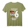 Kinder Achtung ich bin 6 Jahre alt Geburtstag Junge Pirat Party T-Shirt - Lustiges Geschenk für den 6. Geburtstag und Piratenliebhaber