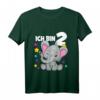 Kinder 2 Jahre alt T-Shirt mit süßem Elefanten - Perfekt für den zweiten Geburtstag, die Geburtstagsparty und als Geschenk