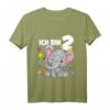 Kinder 2 Jahre alt T-Shirt mit süßem Elefanten - Perfekt für den zweiten Geburtstag, die Geburtstagsparty und als Geschenk