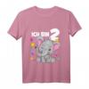 Kinder 2 Jahre alt T-Shirt mit süßem Elefanten - Perfekt für den zweiten Geburtstag, die Geburtstagsparty und als Geschenk