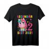Kinder 2. Geburtstag Einhorn Mädchen T-Shirt - Süßes Geburtstagsgeschenk für 2-Jährige, geeignet für Mädchen und Kinder