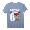 Kinder 6 Jahre alt Geburtstag Junge Pirat Party T-Shirt - Lustiges Geschenk für den besonderen Tag