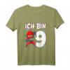 Kinder Ninja Kostüm für den 9. Geburtstag - Cooles Ninja Outfit für Jungen zum 9. Geburtstag & als Geschenkidee