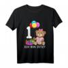 Kinder 1. Geburtstag Teddybär T-Shirt – Süßes Geschenk zum ersten Geburtstag für Jungen und Mädchen
