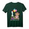 Kinder 1. Geburtstag Teddybär T-Shirt – Süßes Geschenk zum ersten Geburtstag für Jungen und Mädchen