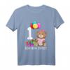 Kinder 1. Geburtstag Teddybär T-Shirt – Süßes Geschenk zum ersten Geburtstag für Jungen und Mädchen