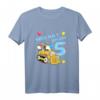 Kinder 5 Jahre alt Geburtstag Junge Bagger Party Motiv T-Shirt – Perfektes Geschenk & Partydekoration für den Kindergeburtstag
