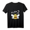 Kinder Ich bin schon 2 Jahre alt Biene T-Shirt – Süßes Geburtstagsoutfit für den 2. Geburtstag von Jungen und Mädchen