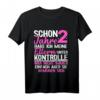 Kinder Mädchen 2. Geburtstag T-Shirt - Lustiges Outfit für den zweiten Geburtstag, perfekte Party-Kleidung für kleine Geburtstagskinder