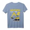 Kinder 2 Jahre alter Bagger T-Shirt - Lustiges Geburtstagsgeschenk für Zweijährige Jungen und Mädchen