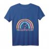 Süßes Regenbogen Mädchen T-Shirt zum 7. Geburtstag - Niedliches Outfit & Geschenkidee für Mädchen an ihrem besonderen Tag