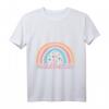 Süßes Regenbogen Mädchen T-Shirt zum 7. Geburtstag - Niedliches Outfit & Geschenkidee für Mädchen an ihrem besonderen Tag