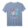 9. Geburtstag Mädchen T-Shirt – Lustiges Design für 9-jährige Tochter als einzigartiges Geburtstagsgeschenk