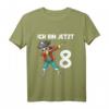 Kinder 8. Geburtstag Dabbing Pirat T-Shirt – Süßes Geschenk für Jungen und Mädchen zum 8. Geburtstag