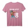 Kinder 8. Geburtstag Dabbing Pirat T-Shirt – Süßes Geschenk für Jungen und Mädchen zum 8. Geburtstag