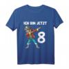 Kinder 8. Geburtstag Dabbing Pirat T-Shirt – Süßes Geschenk für Jungen und Mädchen zum 8. Geburtstag