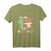 Kinder Fuchs T-Shirt zum 1. Geburtstag – Süßes Geburtstagsoutfit für Jungen und Mädchen mit Lieblingstier