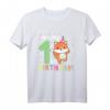 Kinder Fuchs T-Shirt zum 1. Geburtstag – Süßes Geburtstagsoutfit für Jungen und Mädchen mit Lieblingstier