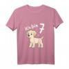 Kinder 7. Geburtstag T-Shirt mit Hund - Lustiges Labrador Design für Mädchen und Jungen zum 7. Geburtstag