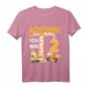 Kinder Bagger T-Shirt zum 2. Geburtstag – Lustiges Baustellen Geschenk für Jungen, ideal für die Geburtstagsparty & als Überraschung