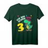 Kinder 3 Jahre alt Geburtstag Junge Dinosaurier Dino Party Motiv T-Shirt - Lustiges Geschenk & Party Outfit für den 3. Geburtstag