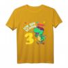 Kinder 3 Jahre alt Geburtstag Junge Dinosaurier Dino Party Motiv T-Shirt - Lustiges Geschenk & Party Outfit für den 3. Geburtstag