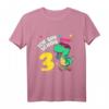Kinder 3 Jahre alt Geburtstag Junge Dinosaurier Dino Party Motiv T-Shirt - Lustiges Geschenk & Party Outfit für den 3. Geburtstag