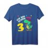Kinder 3 Jahre alt Geburtstag Junge Dinosaurier Dino Party Motiv T-Shirt - Lustiges Geschenk & Party Outfit für den 3. Geburtstag