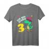 Kinder 3 Jahre alt Geburtstag Junge Dinosaurier Dino Party Motiv T-Shirt - Lustiges Geschenk & Party Outfit für den 3. Geburtstag