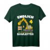 Kinder 4. Geburtstag Bagger Bauleiter T-Shirt – Lustiges Geburtstagsgeschenk für kleine Bauleiter, Mädchen und Jungen, inklusive Partydeko
